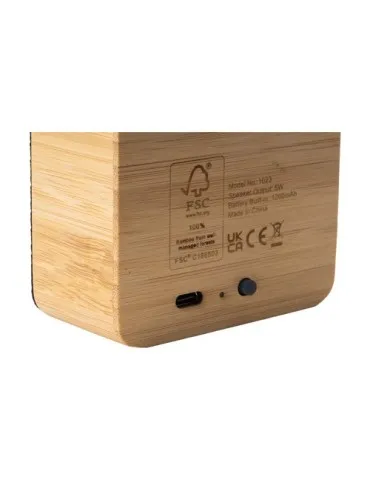 Sonido 5W Bamboo Wireless Speaker 2