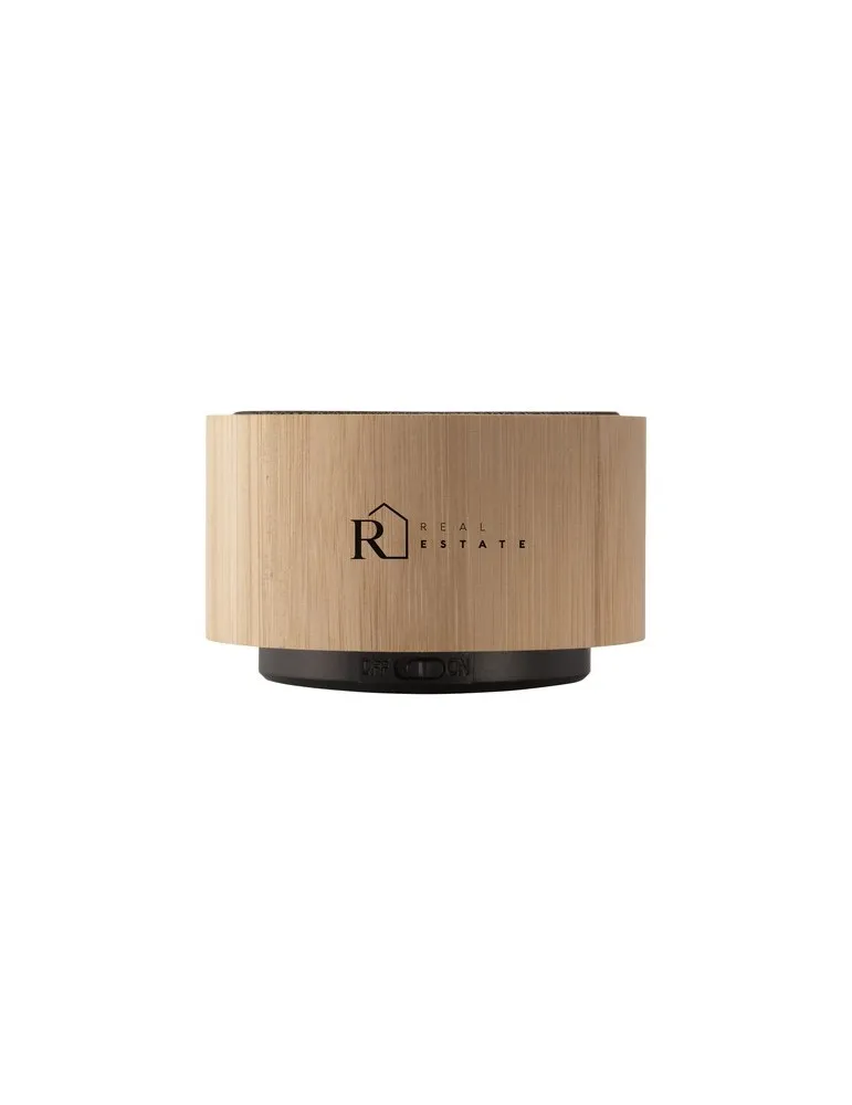 Wave Bamboo Wireless Speaker haut-parleur sans fil impression haute définition
