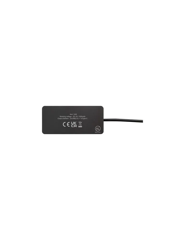 Tecco GRS Recycled Alu USB Hub