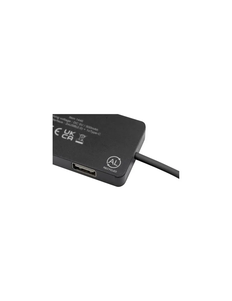 Tecco GRS Recycled Alu USB Hub