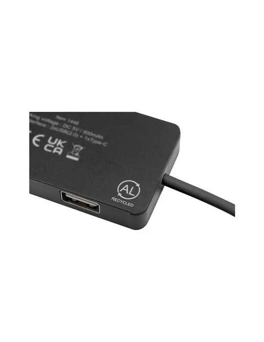 Tecco GRS Recycled Alu USB Hub