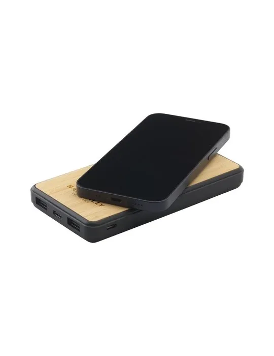 Boru Bamboo RCS Recycled ABS Powerbank Wireless Charger