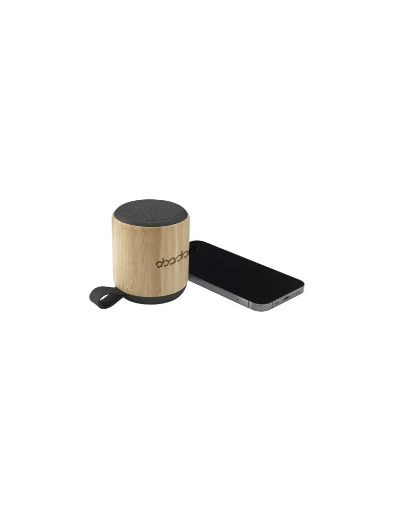 Timor Bamboo Wireless Speaker personnalisable avec votre logo