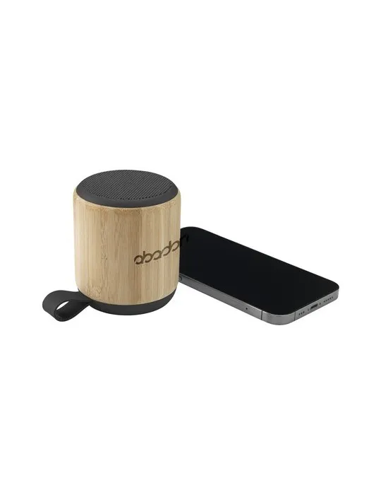 Timor Bamboo Wireless Speaker personnalisable avec votre logo