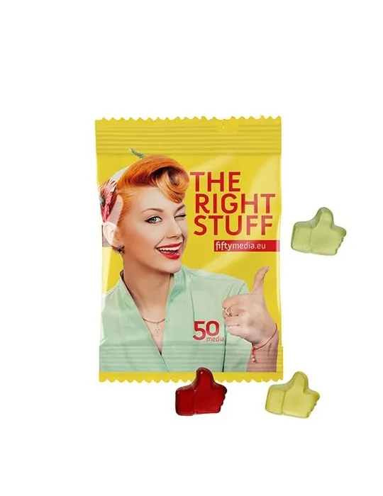 Sachet de bonbons express 8 jours personnalisable avec votre logo