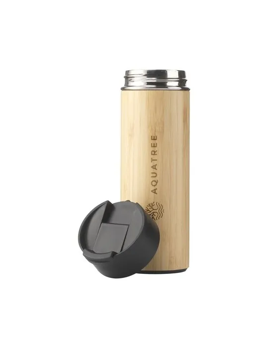 Sakura 360 ml thermos en bambou personnalisable avec votre logo