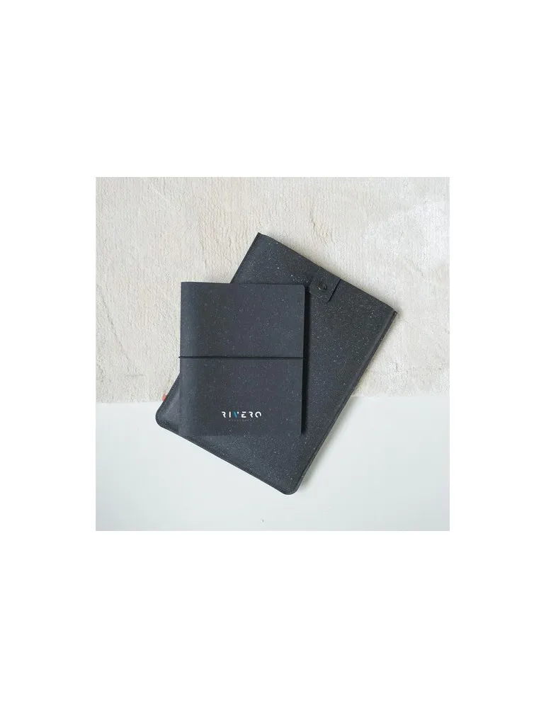 Recycled Leather Laptop Sleeve 14" accessoire événementiel unique