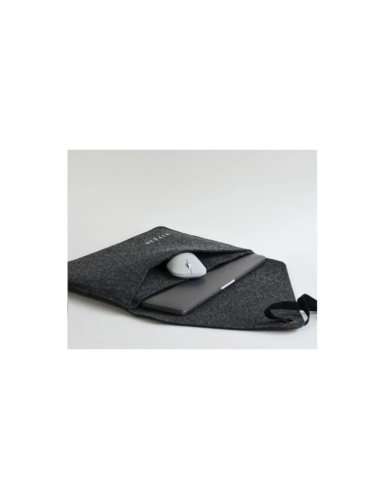 Recycled Felt Laptop Sleeve 14p marquage laser ultra précis