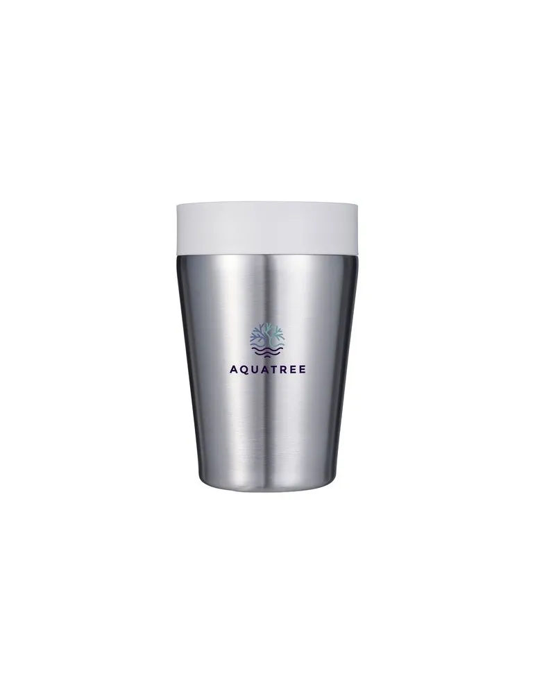 Circular&Co Recycled Stainless Steel Coffee Cup 227 ml personnalisable avec votre logo