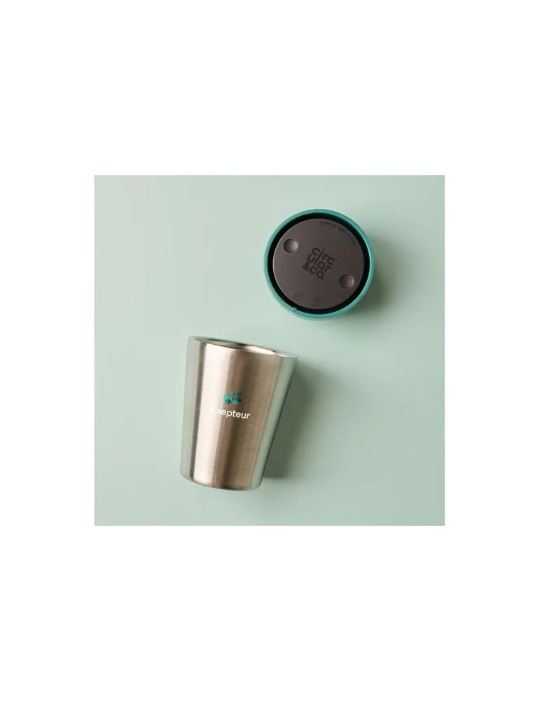 Circular&Co Recycled Stainless Steel Coffee Cup 227 ml objet promo petit budget