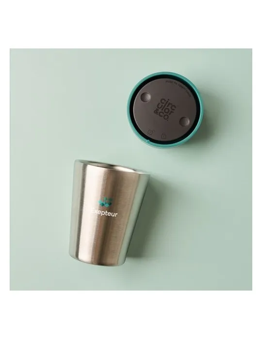 Circular&Co Recycled Stainless Steel Coffee Cup 227 ml objet promo petit budget