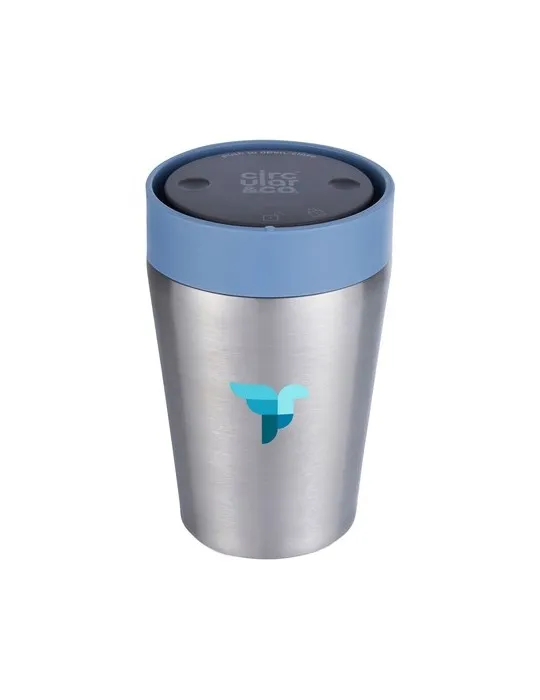 Circular&Co Recycled Stainless Steel Coffee Cup 227 ml impression haute définition