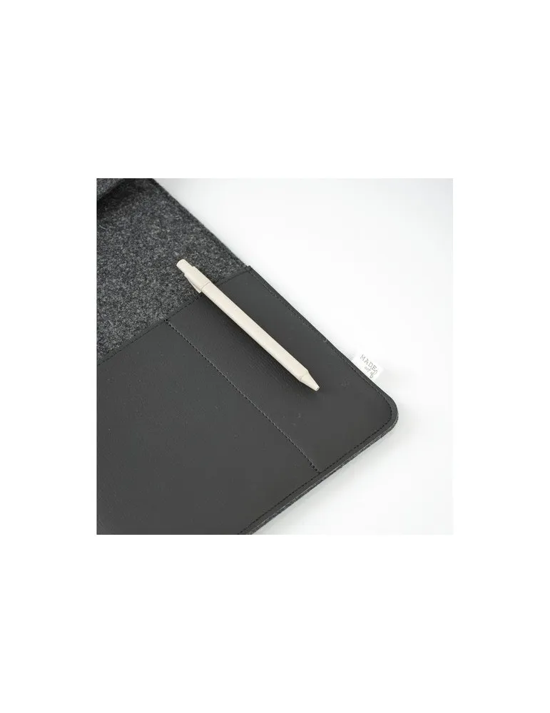 Recyc Felt&Apple Imitation Leather LaptopSleeve Plus16p