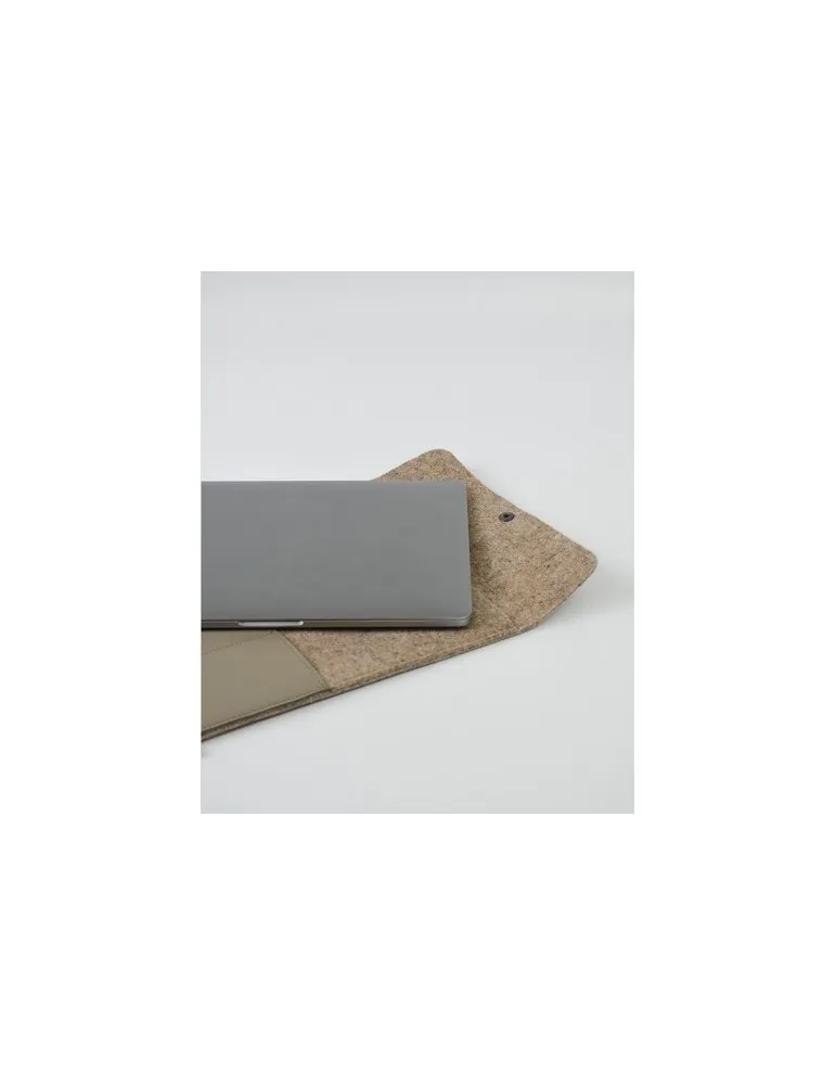 Recyc Felt&Apple Imitation Leather LaptopSleeve Plus16p objet promotionnel éco-responsable