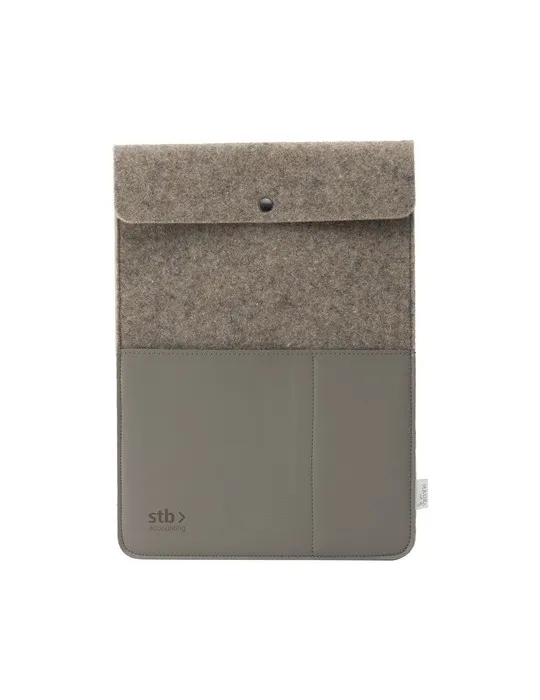 Recyc Felt&Apple Imitation Leather LaptopSleeve Plus16p impression logo haute qualité