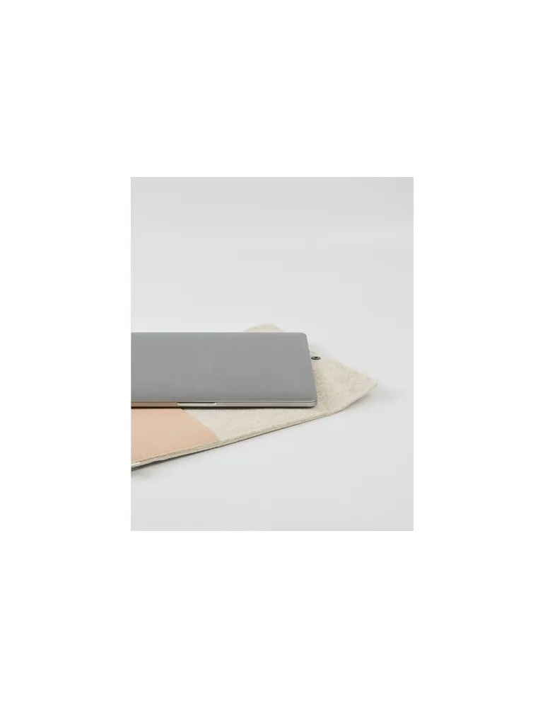 Recyc Felt&Apple Imitation Leather LaptopSleeve Plus16p livraison express 24h 48h
