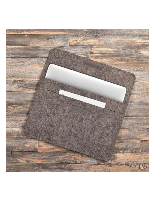 Pochette ordinateur portable feutrine cadeau entreprise pas cher