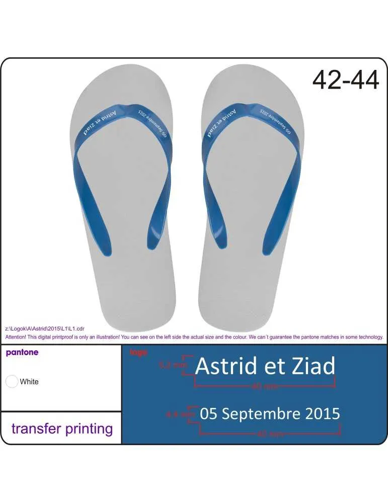 Tongs Salti Écologiques publicitaire pas cher