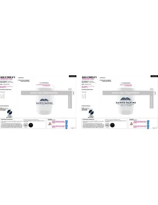 Verre Combi Personnalisé incassable Gobelet