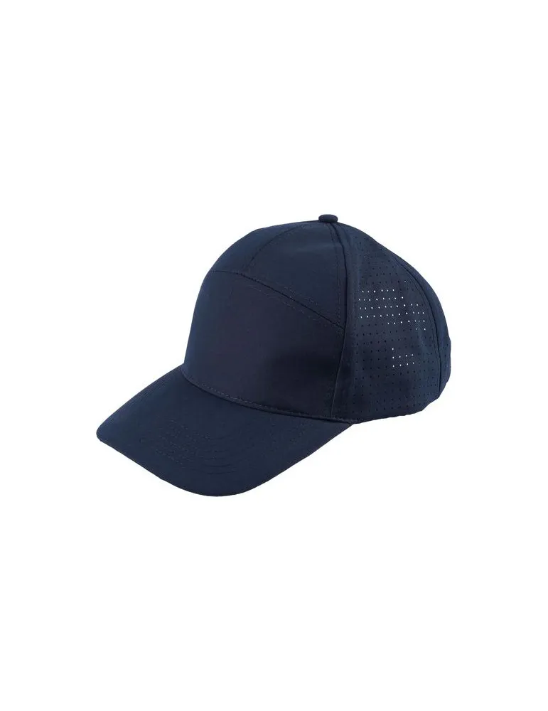 Casquette de 7 panneaux en polyester Alarielle objet promotionnel éco-responsable