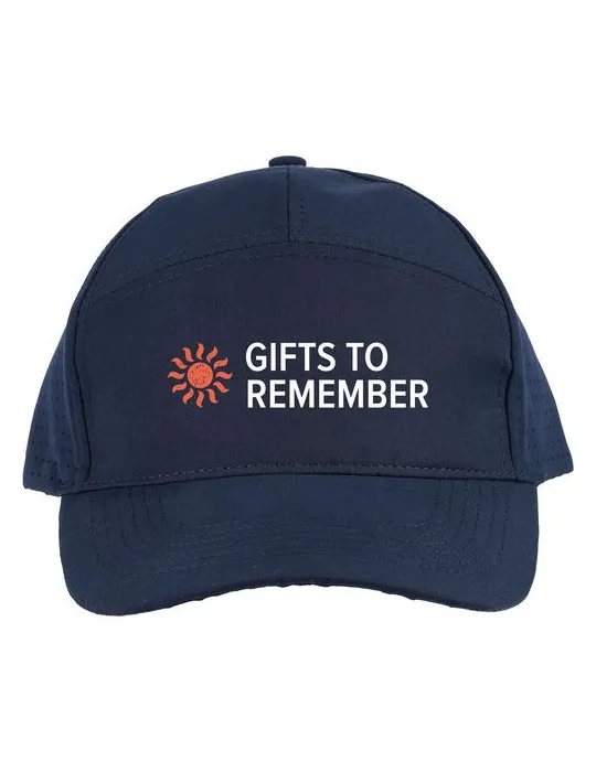 Casquette de 7 panneaux en polyester Alarielle objet publicitaire robuste