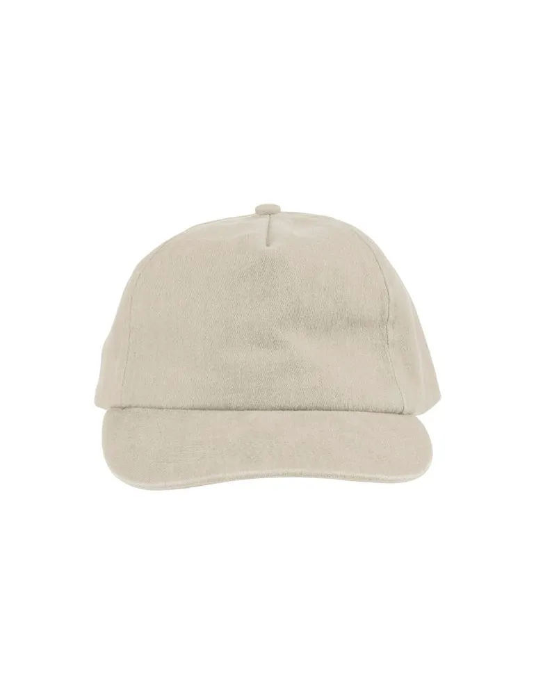 Casquette en coton 240 g/m2 Liora marquage laser ultra précis