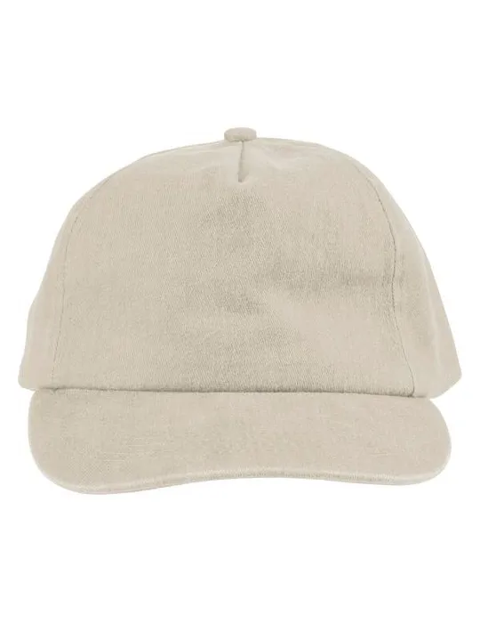 Casquette en coton 240 g/m2 Liora marquage laser ultra précis