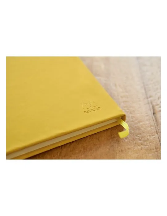 Carnet A5 avec couverture en rPET PU Eamon objet promo petit budget