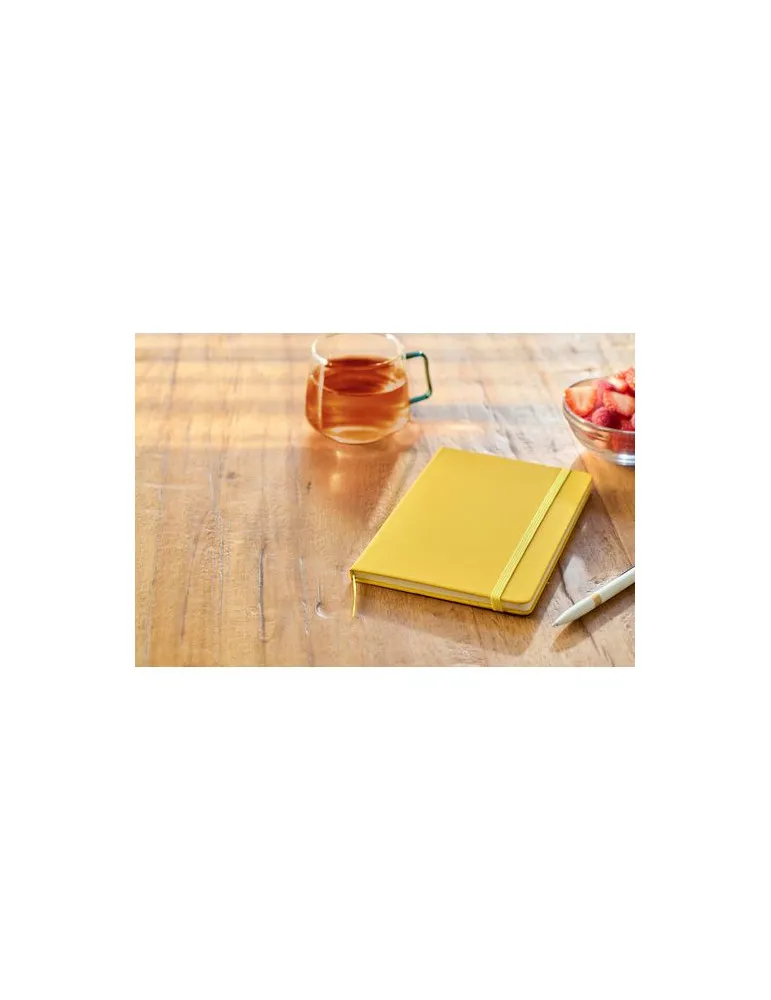 Carnet A5 avec couverture en rPET PU Eamon impression haute définition