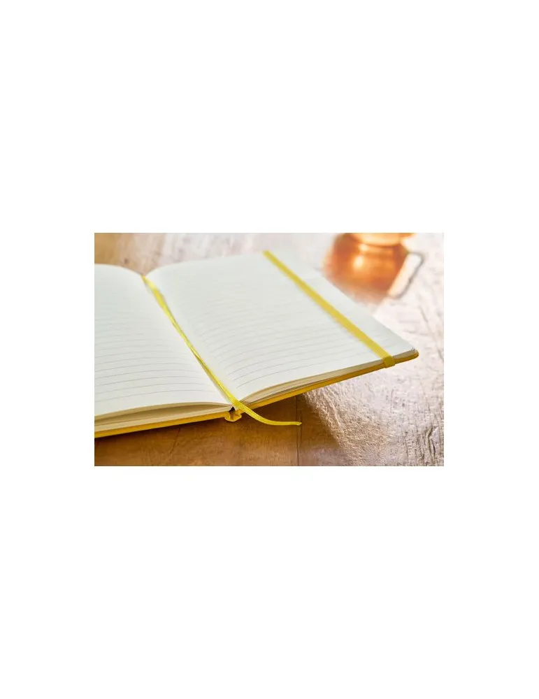 Carnet A5 avec couverture en rPET PU Eamon accessoire événementiel unique