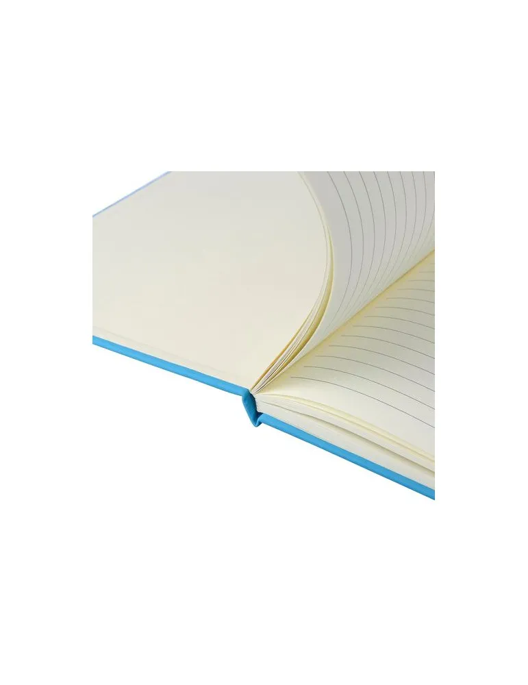 Carnet A5 avec couverture en rPET PU Eamon objet promo petit budget