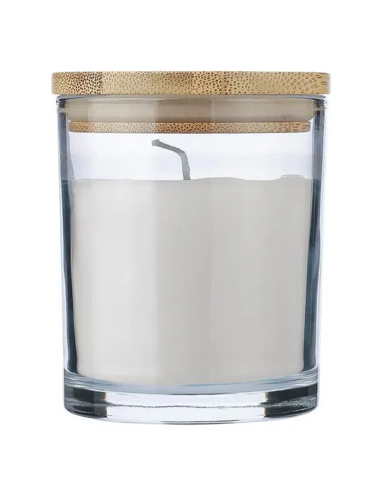 Bougie dans un contenant en verre Riven impression haute définition