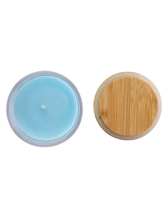 Bougie dans un contenant en verre Riven cadeau client original