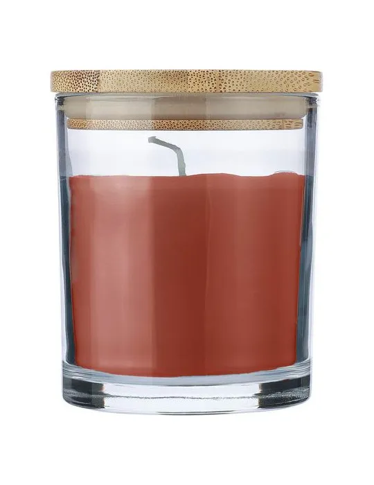 Bougie dans un contenant en verre Riven goodies publicitaire événementiel