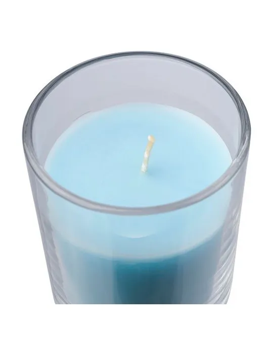 Bougie dans un contenant en verre Riven personnalisable avec votre logo