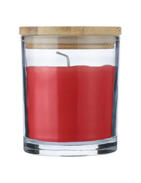 Bougie dans un contenant en verre Riven cadeau entreprise pas cher