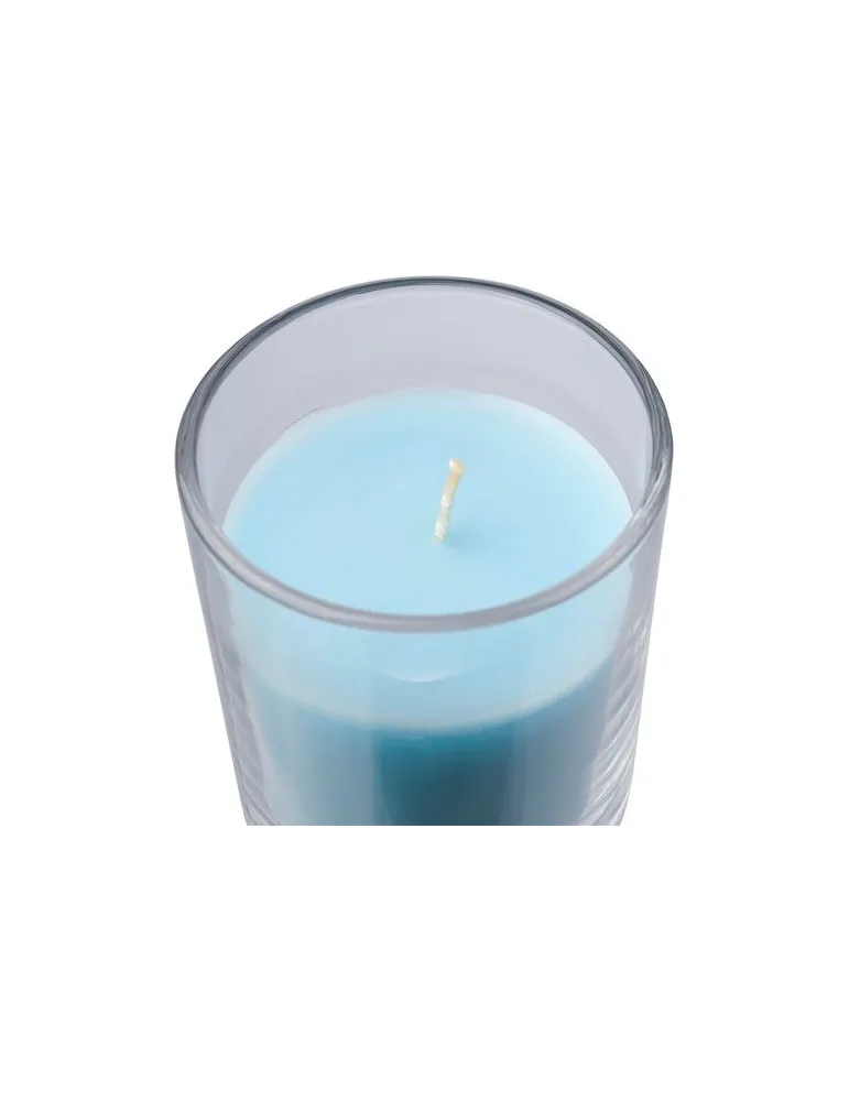 Bougie dans un contenant en verre Riven objet promo petit budget