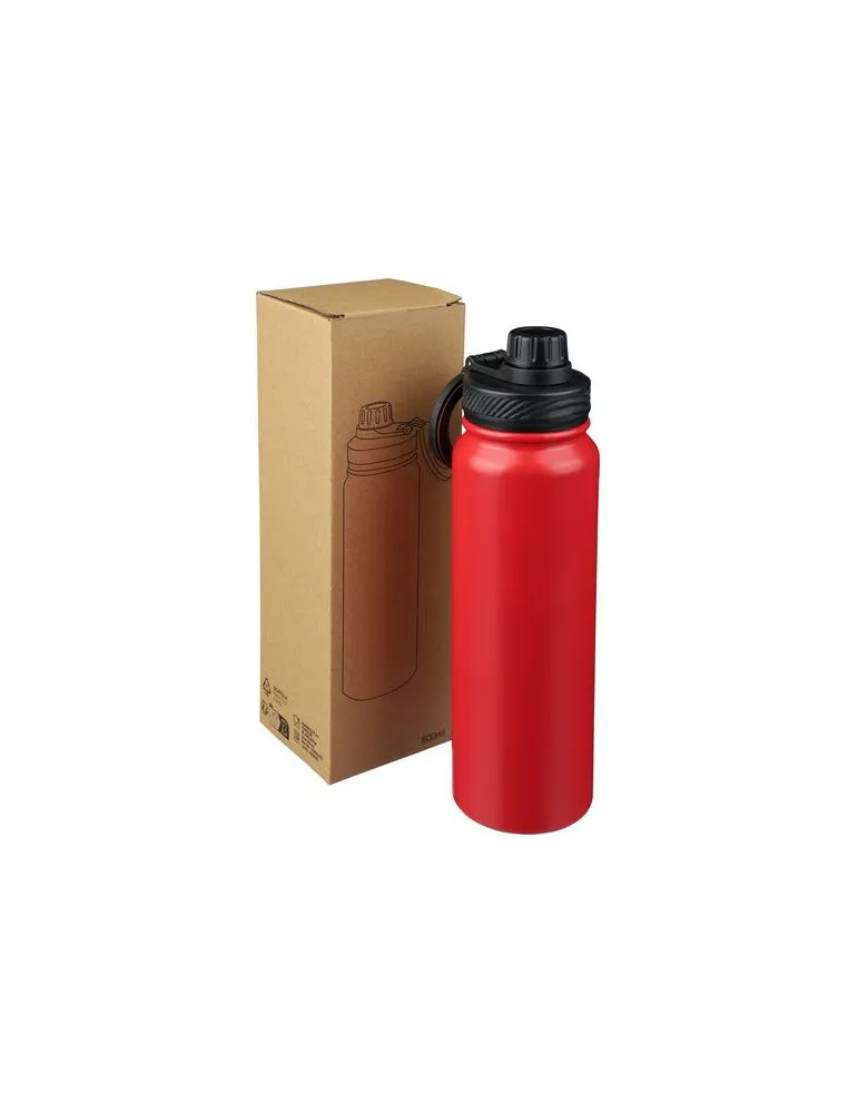 Gourde isotherme de 800 ml en acier inoxydable Zinnia impression haute définition