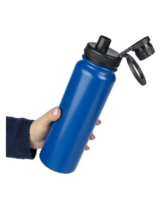 Gourde isotherme de 800 ml en acier inoxydable Zinnia cadeau collaborateur premium