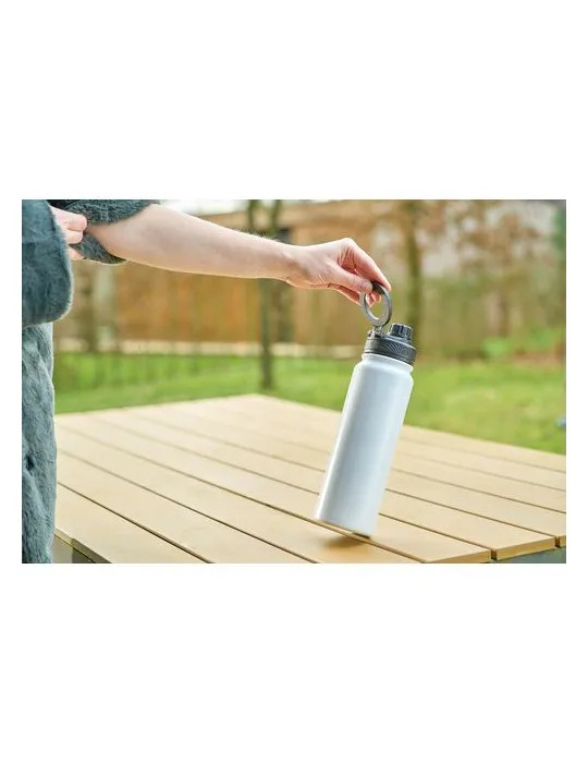 Gourde isotherme de 800 ml en acier inoxydable Zinnia marquage couleur éclatante