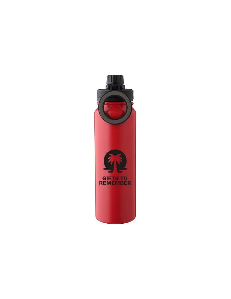 Gourde isotherme de 800 ml en acier inoxydable Zinnia personnalisation sur mesure