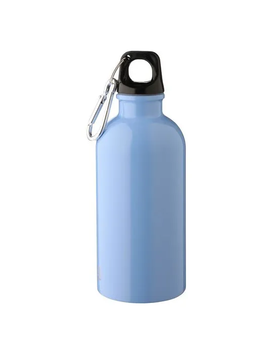 Gourde simple paroi de 400 ml en acier inoxydable recyclé Sable accessoire événementiel unique