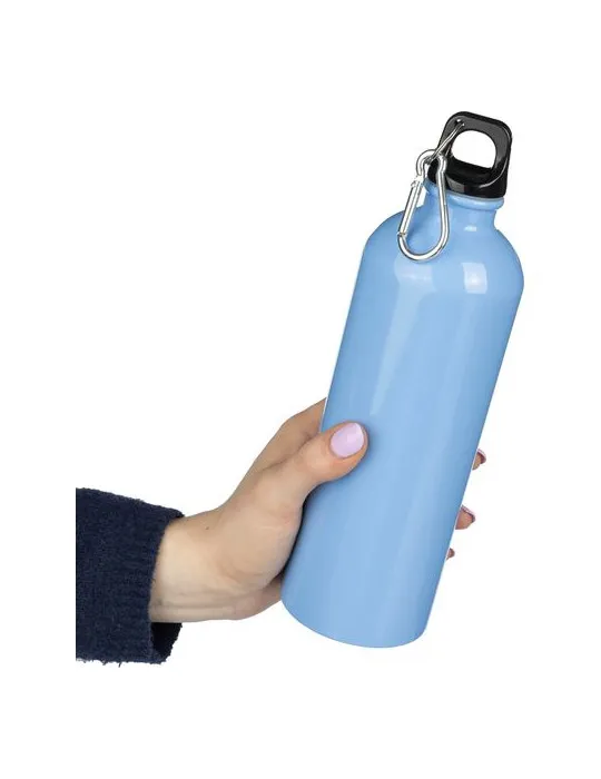 Gourde simple paroi de 750 ml en acier inoxydable recyclé Emeric livraison express 24h 48h