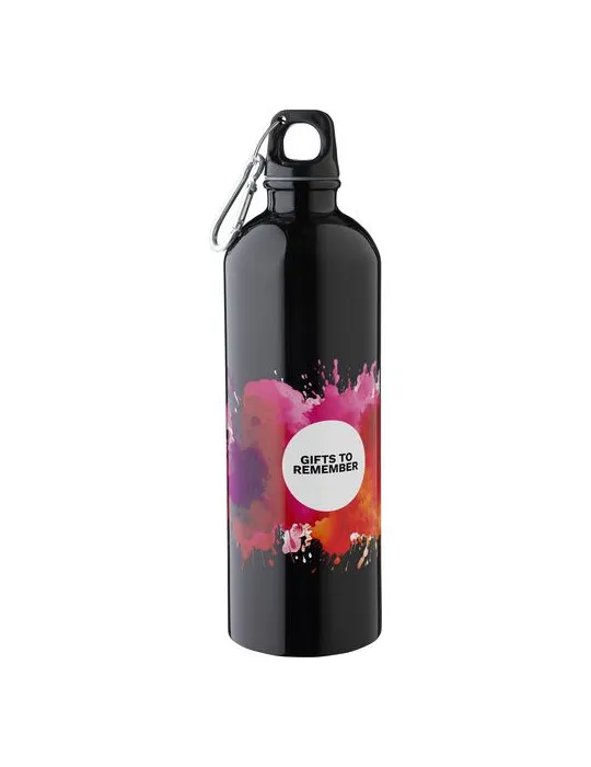 Gourde simple paroi de 750 ml en acier inoxydable recyclé Emeric impression logo haute qualité