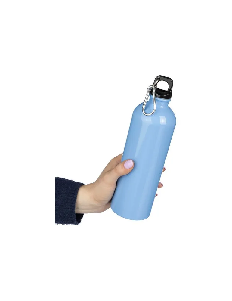 Gourde simple paroi de 750 ml en acier inoxydable recyclé Emeric goodies entreprise design