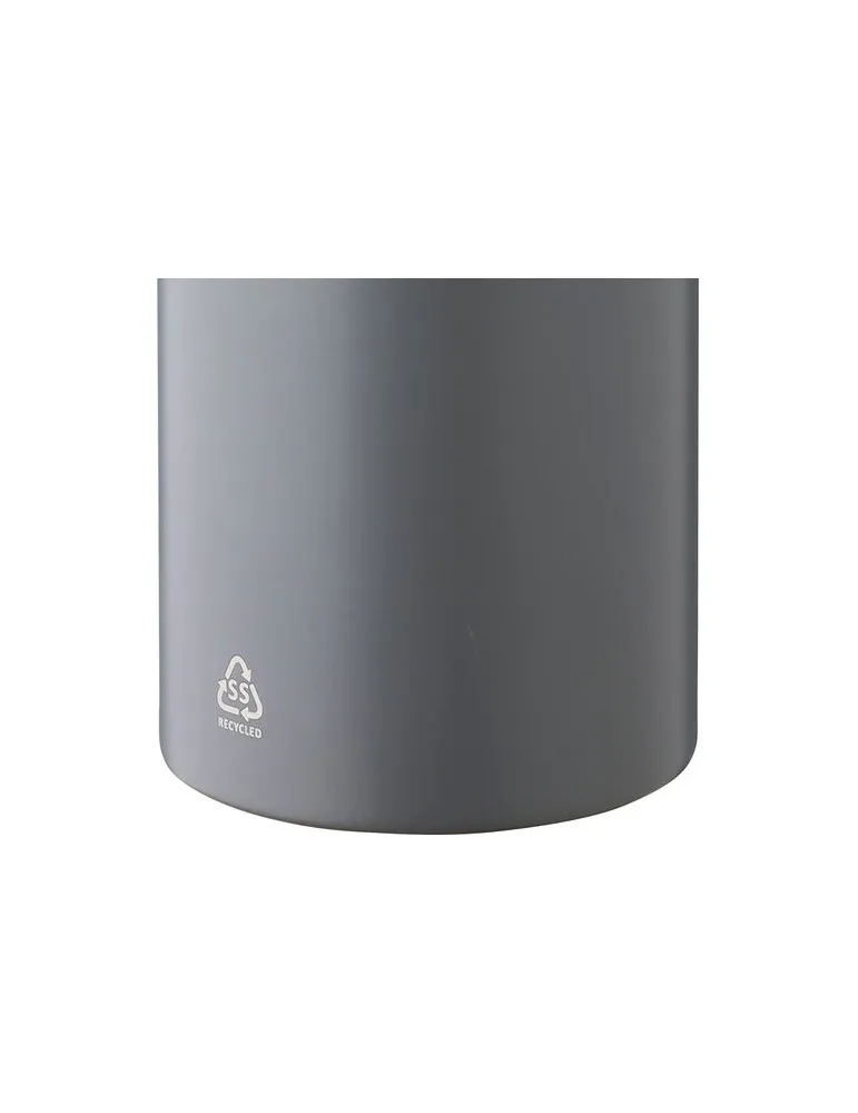 Gourde double paroi de 500 ml en acier inoxydable recyclé Lysandra impression logo haute qualité