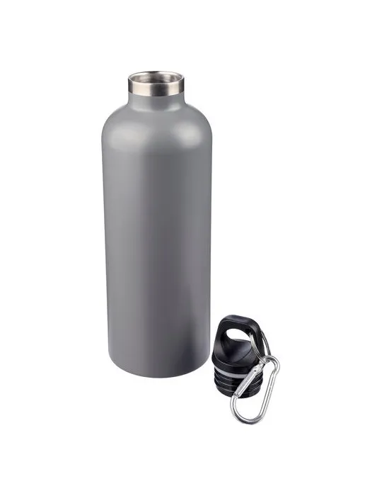 Gourde double paroi de 500 ml en acier inoxydable recyclé Lysandra cadeau entreprise pas cher