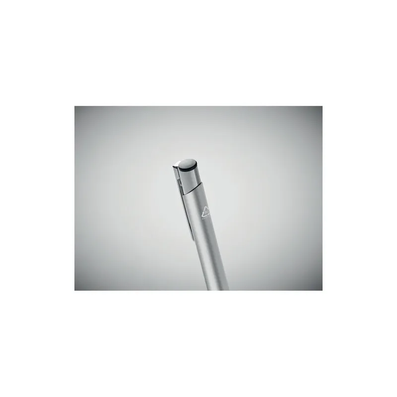 Stylo à bille écologique en aluminium recyclé personnalisable - BERN RA Taille textile : S Couleurs : blanc cadeau entreprise pa