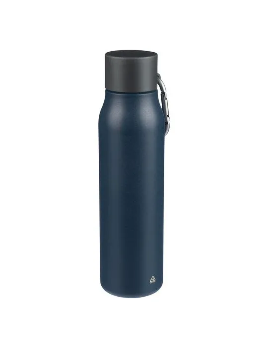 Gourde double paroi de 600 ml en acier inoxydable recyclé Cassian goodies personnalisé en stock