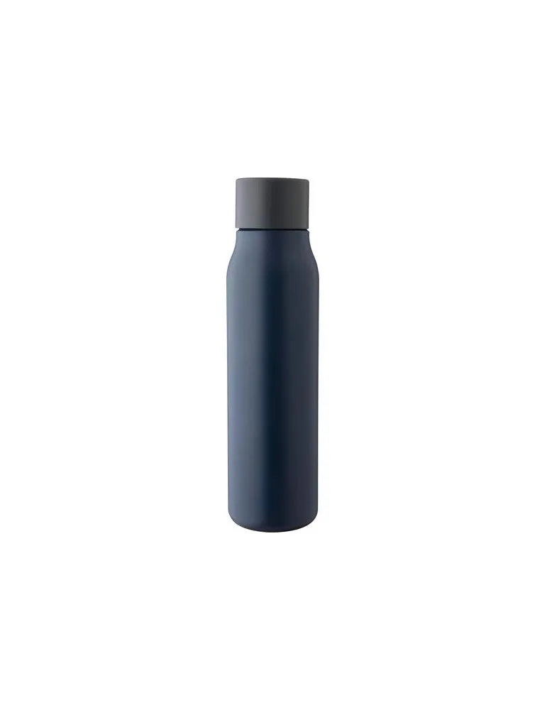 Gourde double paroi de 600 ml en acier inoxydable recyclé Cassian personnalisable avec votre logo